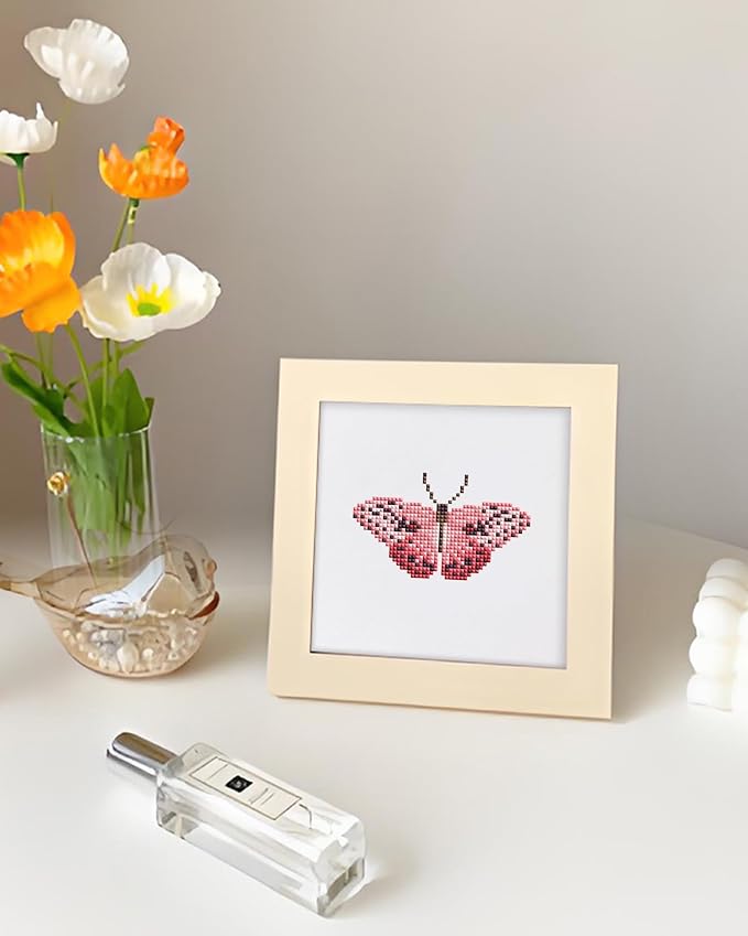 PeakLuv Small Diamond Art Kits Butterfly Mini Diamond Painting Kits