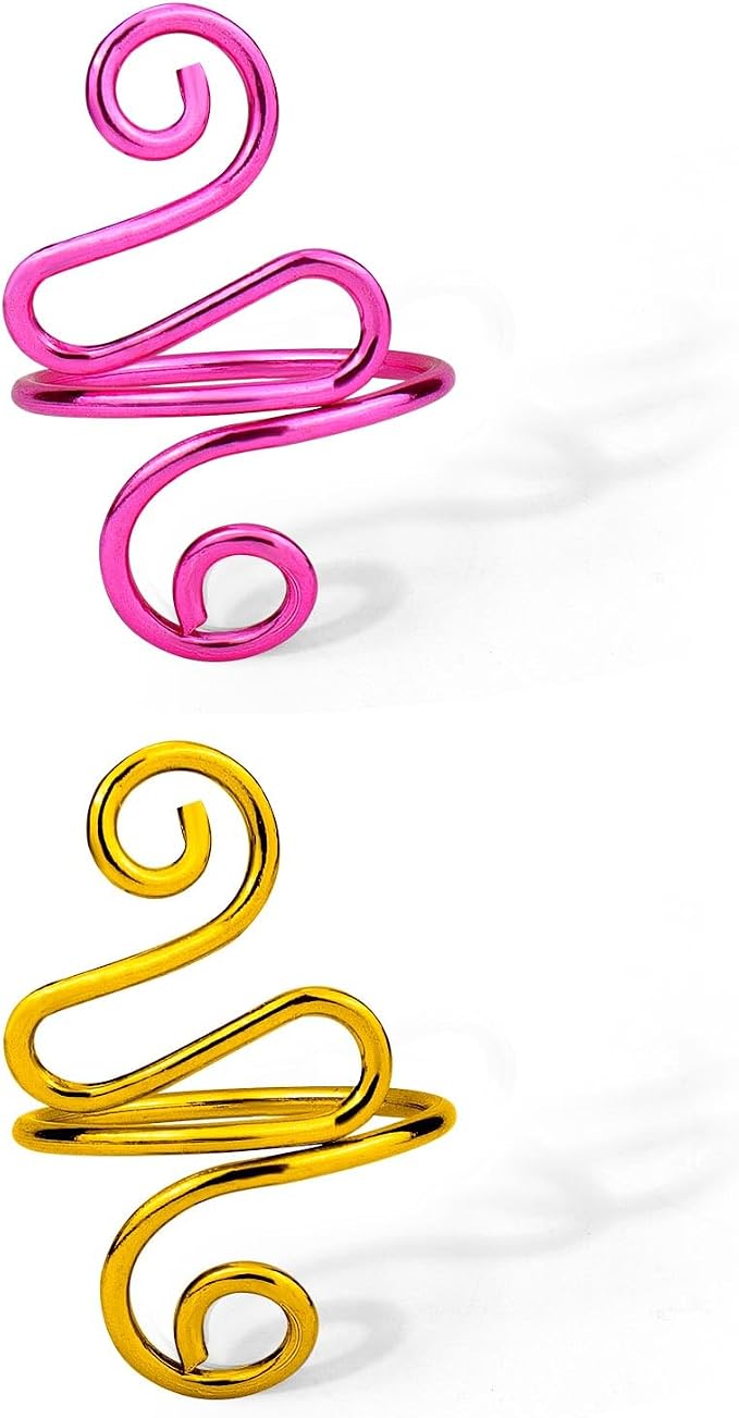 Vodolo Crochet Ring,2PCS Gold Adjustable Yarn Tension Ring for Crocheting Peacock Shape Knitting Loop Open Finger Ring for Mother Grandma Thanksgiving Presents Finger Yarn Guide Crochet Accessories