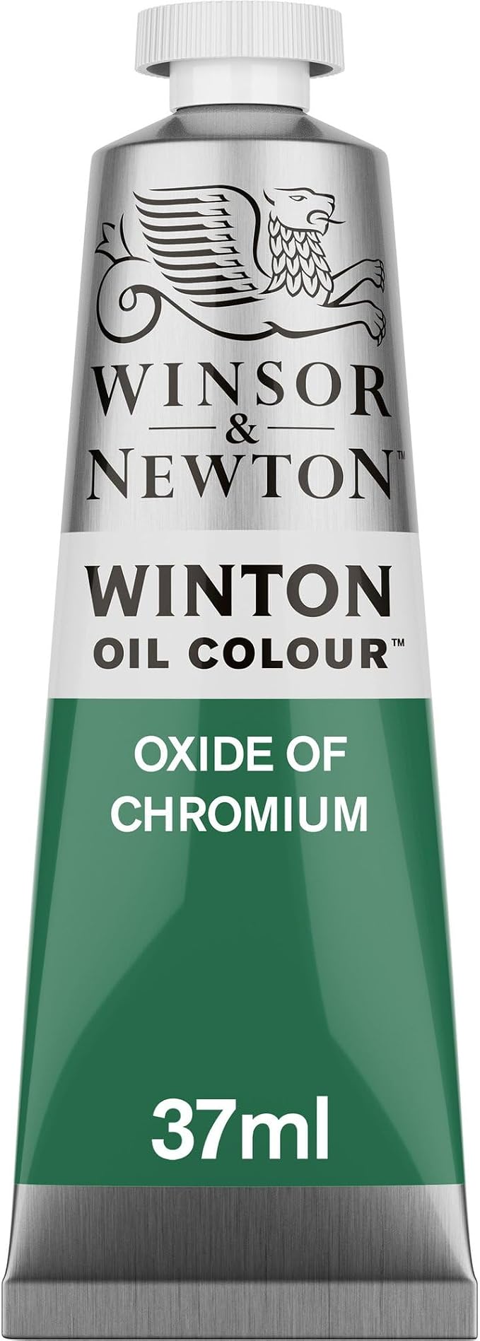 Winsor & Newton Winton Oil Color, 37ml (1.25-oz) Tube, Oxide Of Chromium | High-quality pigments, Durable, Lightfast, Permanent, Uniform Consistency, Great Pigment Load