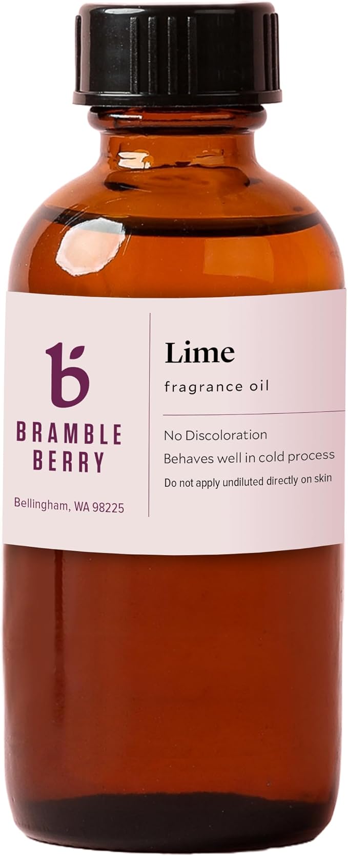 Bramble Berry Lime Fragrance Oil 2 oz | Zesty and Bright Citrus Scent for Soap Making, Candles, Lotion, Bath Bombs & Perfume | Skin Safe, Vegan, Paraben & Phthalate Free, DIY Craft Essential