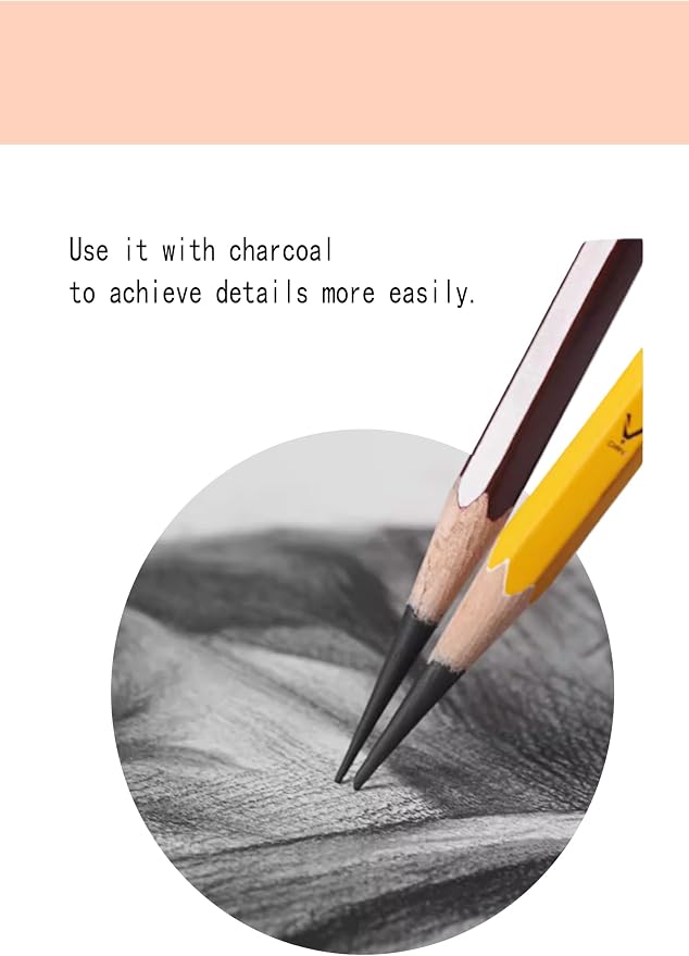 Pencil Set for Drawing,Sketching Pencils,Artist Pencils,Drawing Supplies For Adults,Matte Pencil:HB, 2B, 4B*2, 6B*2, 14B*2, 20B*2.(C.10 pieces)