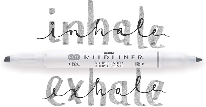 Zebra Pen MILDLINER Highlighter, Assorted, Dual Tip, Pk of 6, 90 Count Ttl