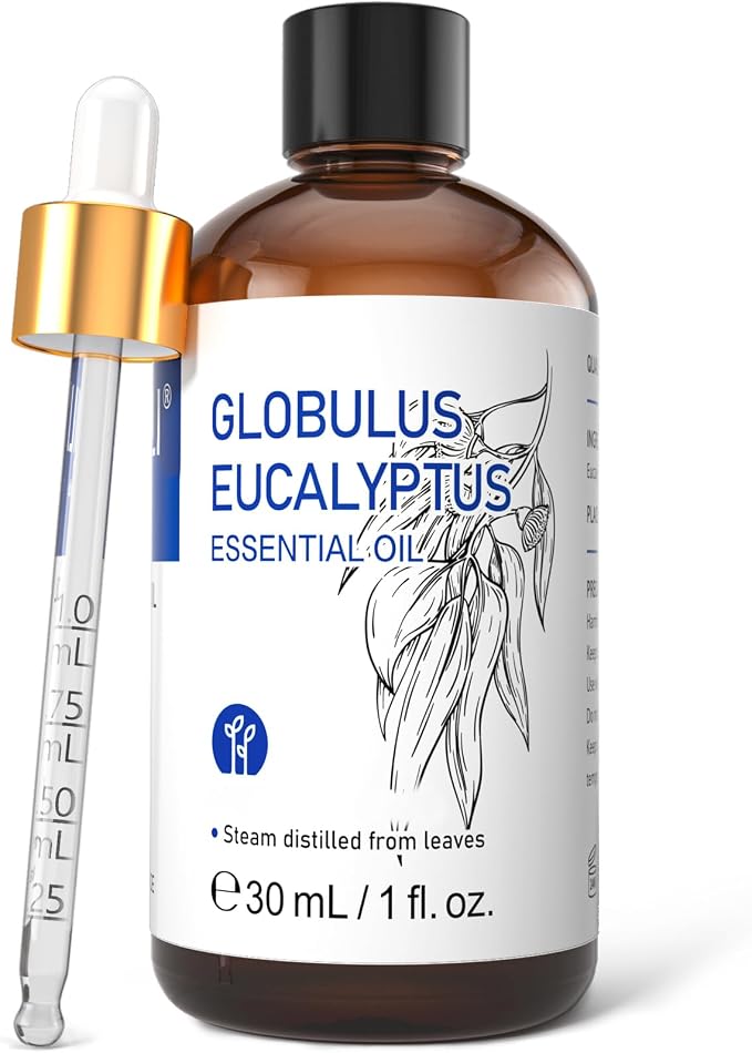 HIQILI Eucalyptus Essential Oil for Diffuser, Humidifier & Aromatherapy