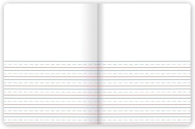 Mead Primary Journal Creative Story Tablet Composition Notebook, 7.5" x 9.75", Grades K-2, 100 Sheets, Blue (09554)