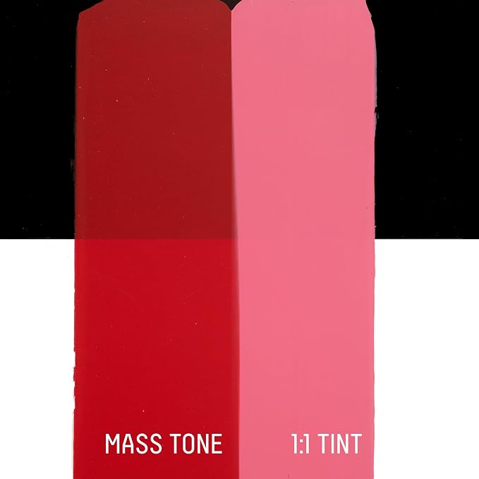 Liquitex BASICS Acrylic Paint, 4-oz Tube, Naphthol Crimson | Medium Viscosity, Satin Finish, Lightfast, Fine Art Pigments, Range of Opacities, Easy Blending