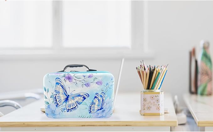 60 Slot Diamond Painting Storage Containers | Blue 60-slot storage box with tools & accessories for diamond art