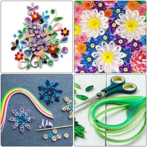 PATIKIL 240pcs Quilling Strips Paper 3/8"(10mm) 21"(54cm) Origami Paper Quilling Strip for Art DIY Hand Craft Christmas, Black