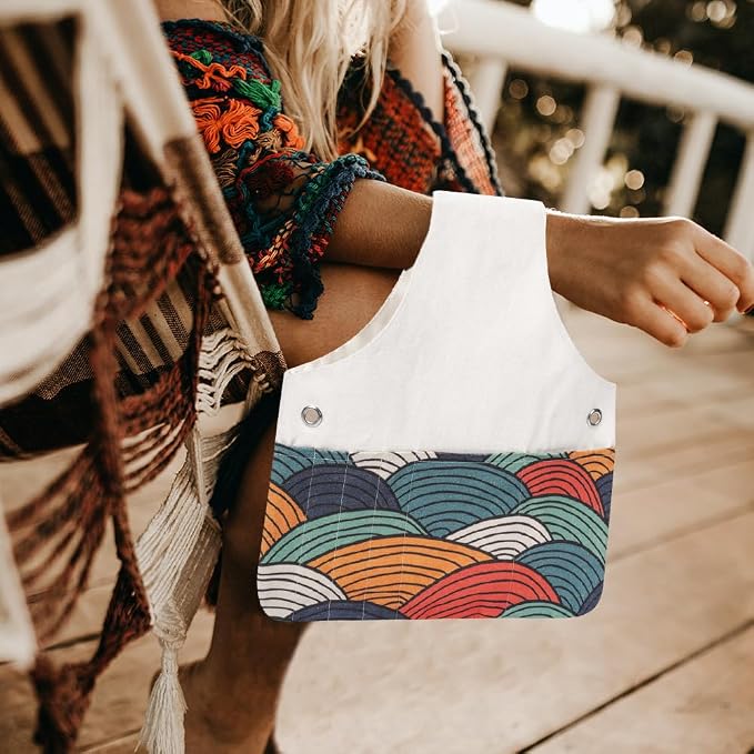TOGETRUE Yarn Bag, Knitting Crochet Tote Bag, Yarn Storage Bag Organizer