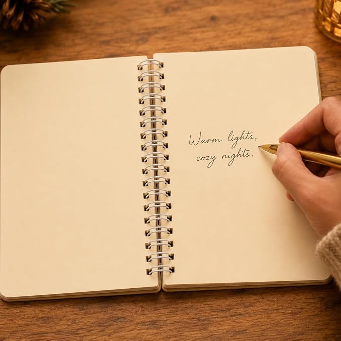 100 Pages DIY Christmas Pearl Diamond Art Painting Notebook，Style K