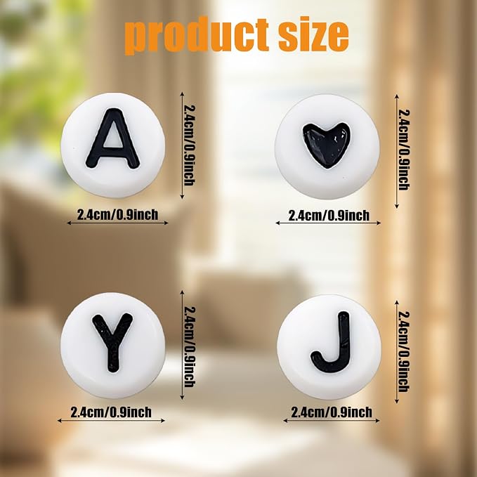 Letter Alphabet Stickers 252pcs Round White Background Black for Scrapbooking Journaling Organizing Marking and Decorating Various Surfaces