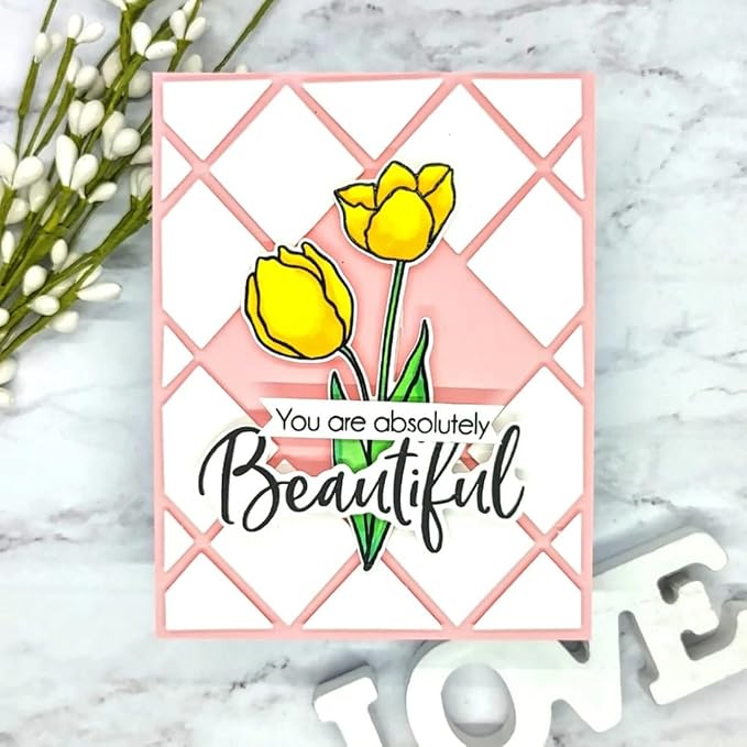 Cutting Dies 3D Background Frame Metal Stencils Scrapbooking Tools DIY Craft Carbon Steel Embossing Template for Paper Card Making Album Arts Supplies (Rectangle Back Frame G-11.1x14.3cm)