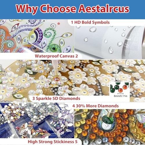 Special Shape Diamond Art Kits for Adults Beginners