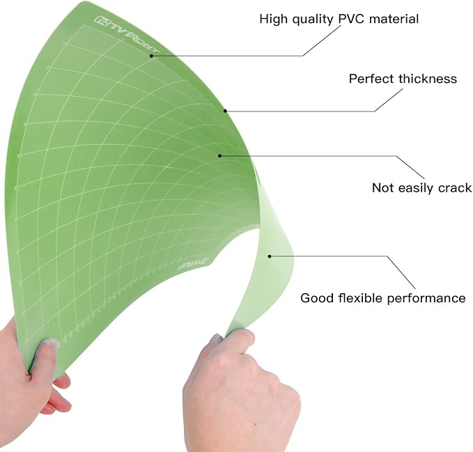 HTVRONT Standard Stickness Cutting Mat 12x12, 6 Pack, for Crafting | Compatible with Cricut Maker 4/3/Maker, Explore 5/4/3, Air 2/One, Standard Adhesive Sticky Mats & Accessories for Quilting