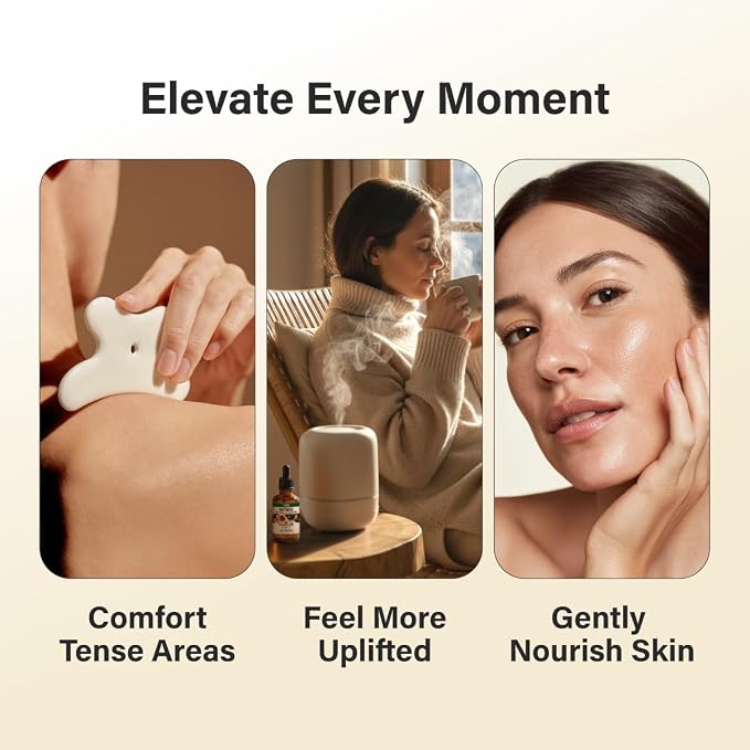 Kukka 100% Pure Nutmeg Essential Oil for Skin, Diffuser, 1.02 Fl Oz | Nutmeg Oil for Massage, Focus & DIY, Warm Spicy Aroma for Mental Clarity & Comfort