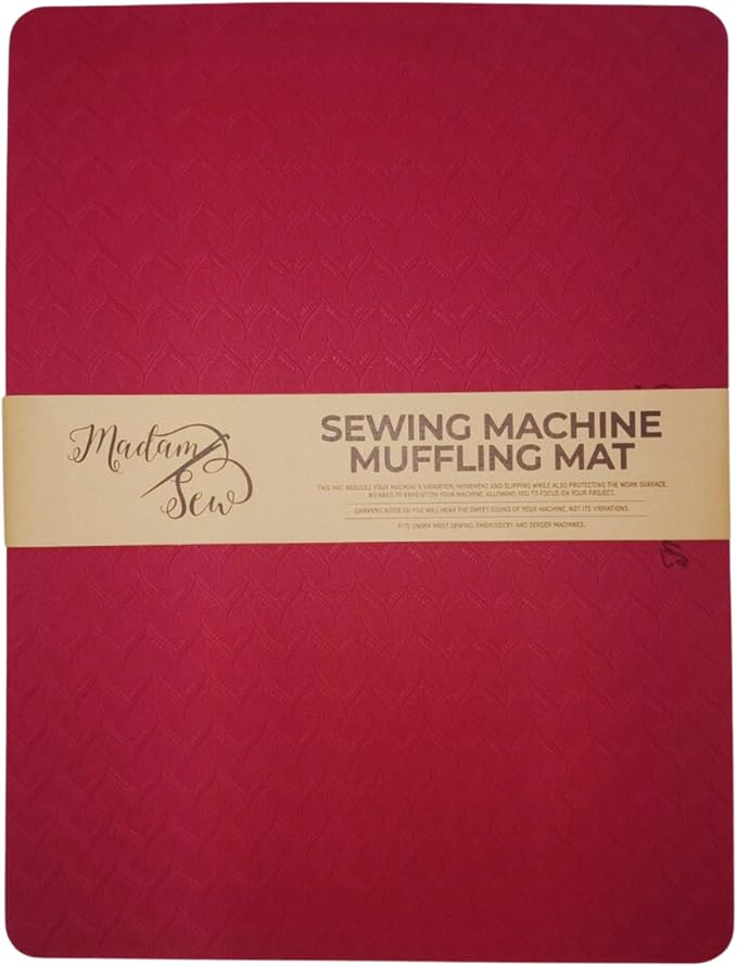 Madam Sew Sewing Mat - Sewing Machine Mat Reduces Vibrations, Movement & Slipping, Perfect Sergers Accessory Gift for Sewing Enthusiasts