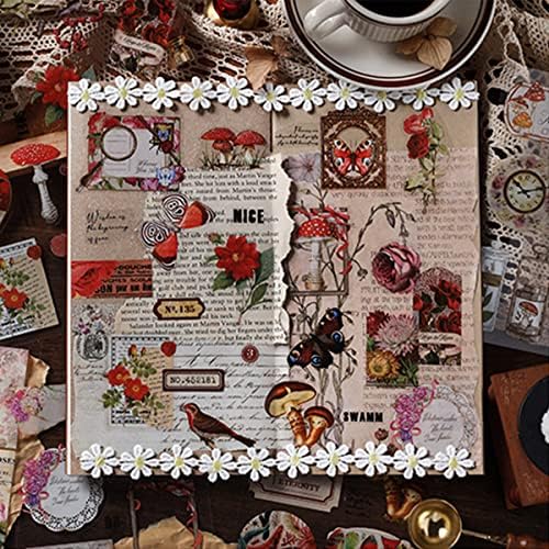 Vintage Stickers 20 Sheets Scrapbooking Supplies Journaling Decals (Castle)