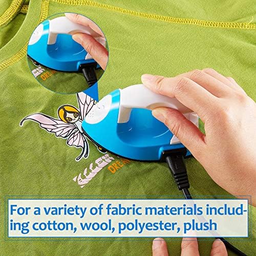 Honoson Mini Craft Iron with Charging Base Tiny,Blue