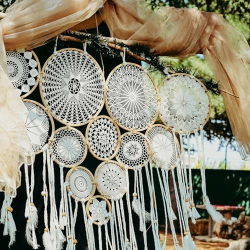 uxcell 50Pcs 30mm(1.2-inch) Natural Wood Rings, Unfinished Wooden Pieces Circle Ornaments Wreath Frame Ring for Home Decor, DIY Crafting