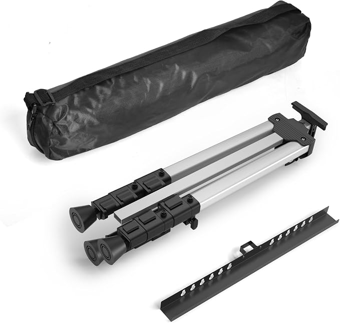 Art Painting Display Easel Stands - Portable Adjustable Floor Artist Easels | Aluminum Metal Tripod Silver Stands with Bags, Sturdy for Table-Top/Floor Painting, Drawing, Displaying - Silver 2 pack