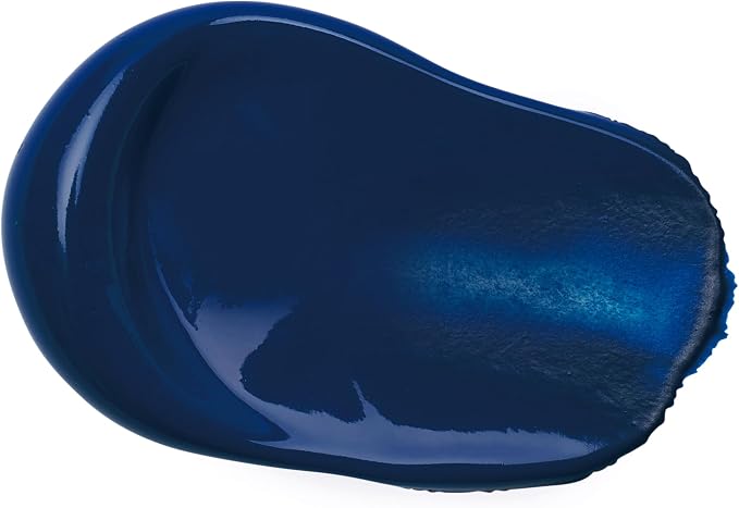 Liquitex BASICS Acrylic Paint, 8.5-oz Tube, Phthalocyanine Blue | Medium Viscosity, Satin Finish, Lightfast, Fine Art Pigments, Range of Opacities, Easy Blending