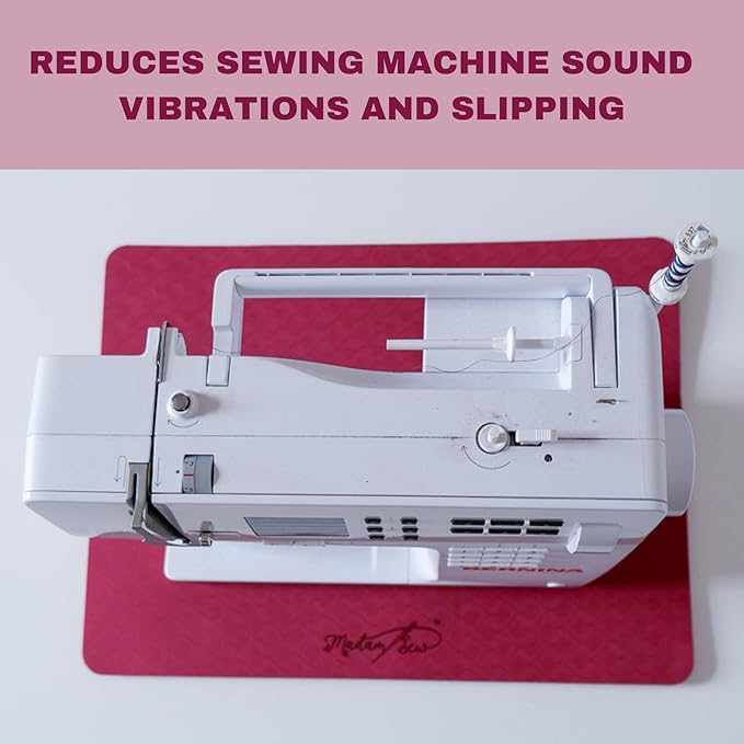 Madam Sew Sewing Mat - Sewing Machine Mat Reduces Vibrations, Movement & Slipping, Perfect Sergers Accessory Gift for Sewing Enthusiasts