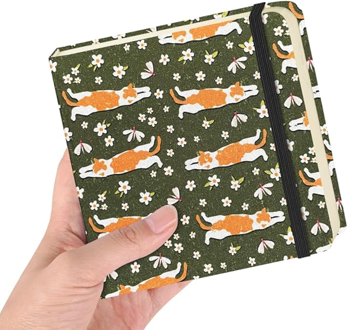 4.8" Pocket Sketch Book,80gsm Hardcover Art Sketchbook for Drawing Journal
