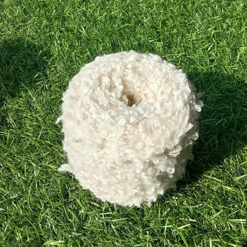 50g Soft Plush Wool Acrylic Fancy Loop Yarn for Doll Hair Making,A1