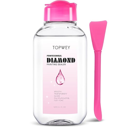 Diamond Painting Sealer Helps Retain Your Diamond Sparkle | Also Applicable to Puzzles for adults （125 ML 4.4 Fl Oz）