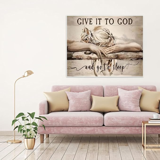 Christian Woman Paint by Numbers Kit for Adults Beginner (Without Frame)