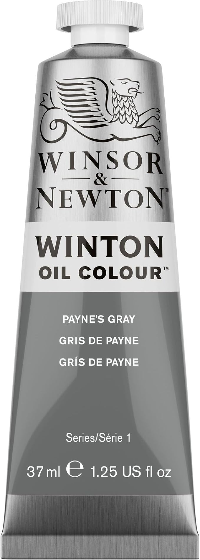 Winsor & Newton Winton Oil Color, 37ml Tube, Payne's Gray | High-quality pigments, Durable, Lightfast, Permanent, Uniform Consistency, Great Pigment Load