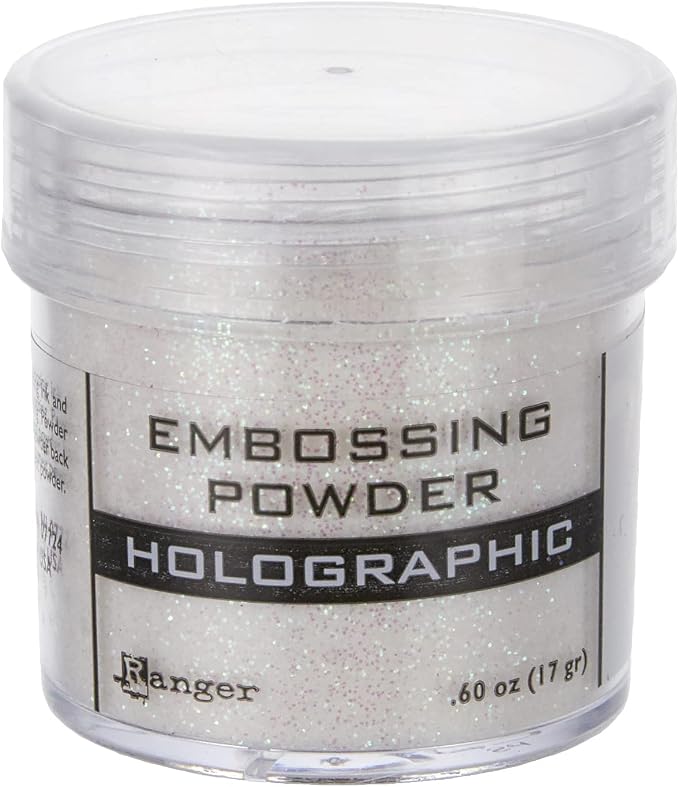 Ranger EPJ00-709 Embossing Powder .60oz, Holographic, 1.75 x 1.5 x 1.5