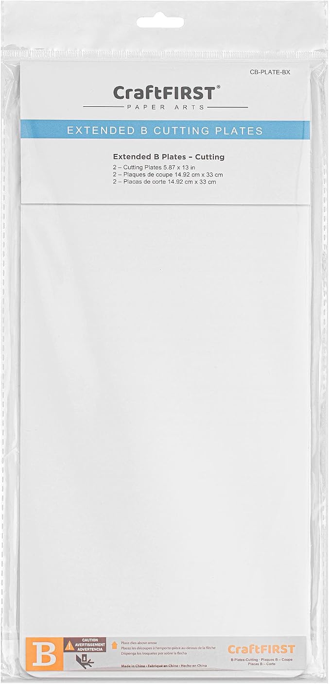 Extended B Cutting Plates for Cuttlebug Die Cutting Machine 5.87" x 13"
