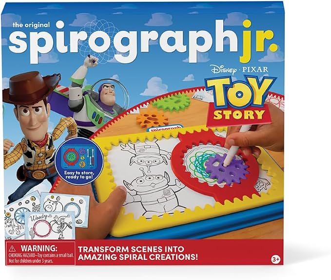 Spirograph Disney Jr. Toddler Arts and Crafts, Drawing Art Kit, Toddler Activities, Drawing Pad, Jumbo Gears, Washable Markers, Unleash Your Child Inner Artist, Ages 3+ | oddler Activities, Drawing Pad, Jumbo Gears, Washable Markers, Art Supplies, Draw...