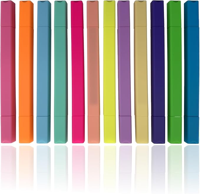 konket 12pc Bible Highlighters And Pens No Bleed Cute Highlighter For Journaling, Candy Cute Pastel Highlighter