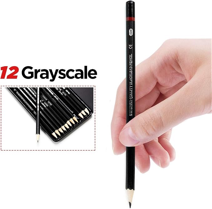 Professional Sketch pencils Drawing pencils set for Kids and Adults,Art sketching pencils for Artists Beginner(8B-2H).(24-Count)