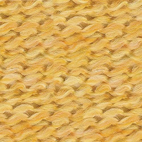 Lion Brand Yarn Homespun Yarn, Soft Bulky Yarn for Knitting, Crocheting, and Crafting, 1 pack, Golden