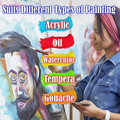 18x24 White Canvas Boards for Painting Bulk 100 Pack.Paint Canvases for Painting Art.Artist Blank Canvases for Painting 18x24 Canvas Panels.Quality Acid Free Primed Canvas Boards for Acrylic,Oil etc