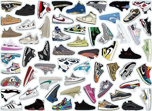 120pcs Shoe Sneaker Stickers Vinyl Skateboard Cool no Repeat Notebook Guitar Trolley case Waterproof Stickers car Graffiti