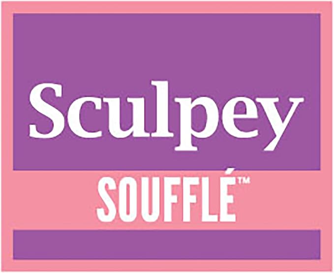 Sculpey Soufflé 7oz Bar - Cinnamon Brown Orange Polymer Oven Bake Clay