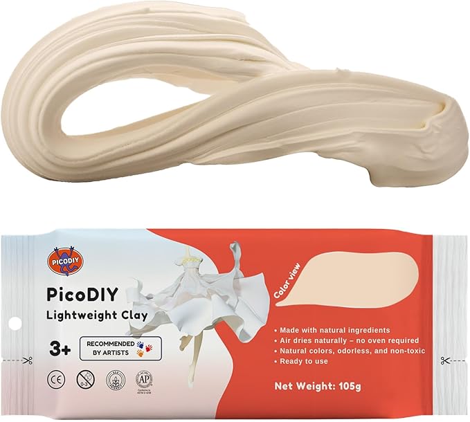 Air Dry Clay Lightweight, Flexible Modeling Clay for Adults Arts and Crafts