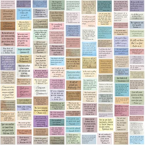 Bible Verse Stickers, Vintage Christian Quotes (240 PCS (Double Mix 3))