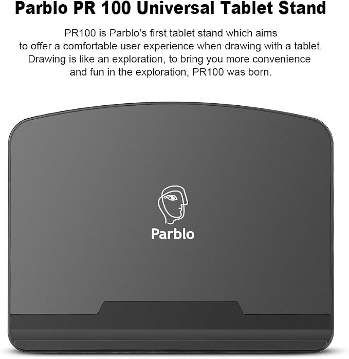 Parblo PR 100 Universal Drawing Tablet Stand Adjustable for 10 to 16 Inches Digital Graphics Drawing Monitors Art Tablets Laptops