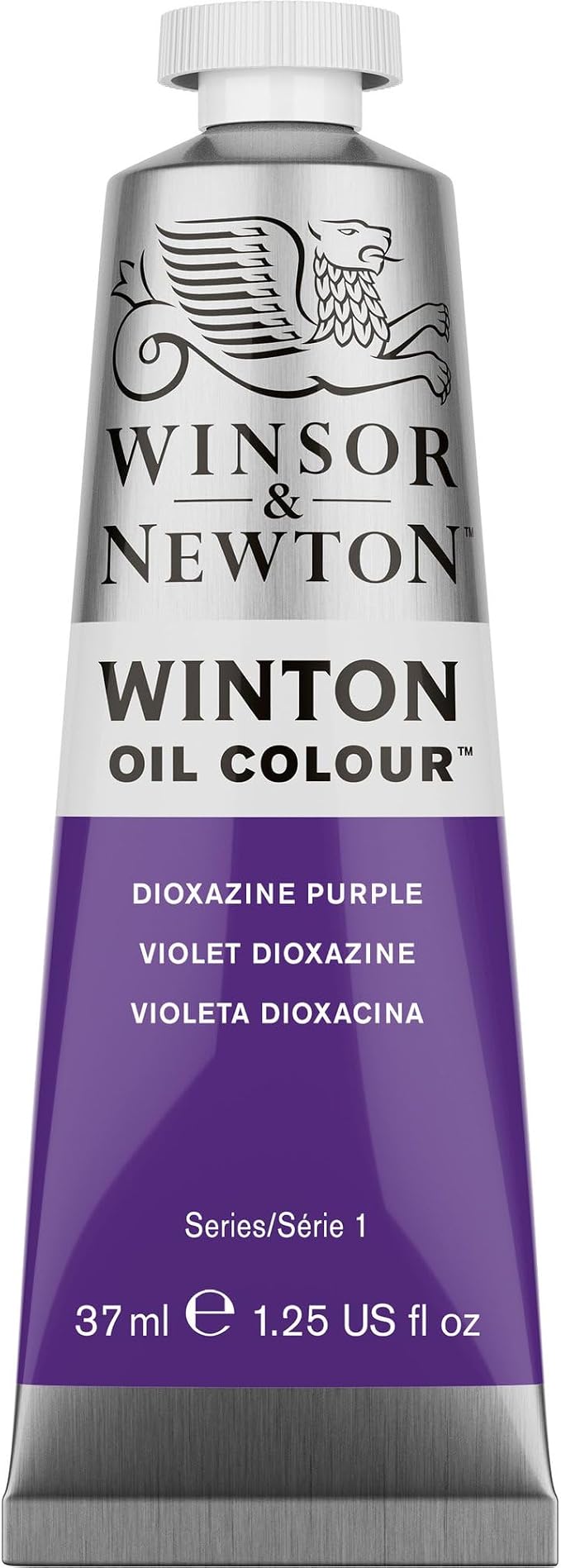 Winsor & Newton Winton Oil Color, 37ml Tube, Dioxazine Purple | High-quality pigments, Durable, Lightfast, Permanent, Uniform Consistency, Great Pigment Load