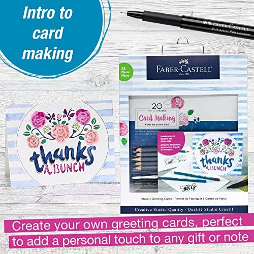 Faber-Castell 20 Minute Studio Card Making for Beginners – Create Your Own DIY Greeting Cards with Watercolors