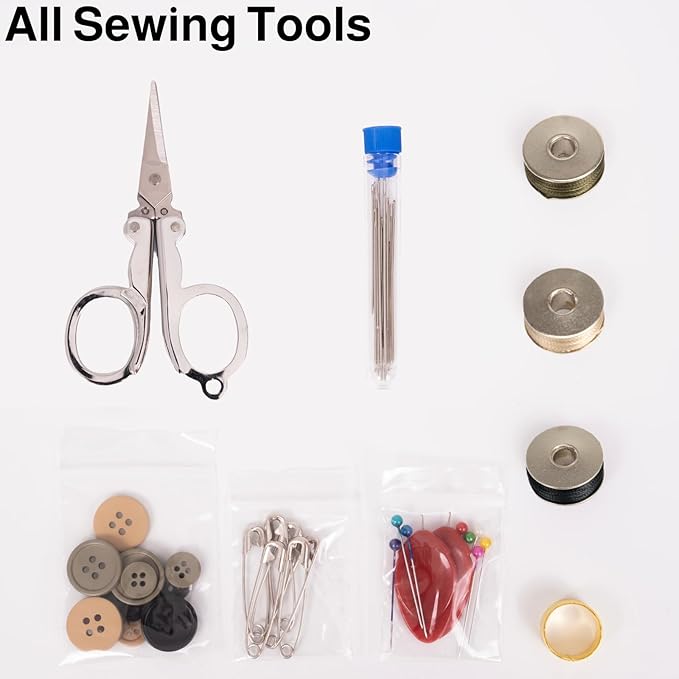 Military Sewing Kit, Marine Corps Deluxe Survival Sew Kit Travel Sewing Kit