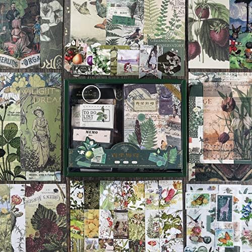Scrapbook Supplies Kit, Vintage Junk journaling Supplies, Scrapbooking Kit