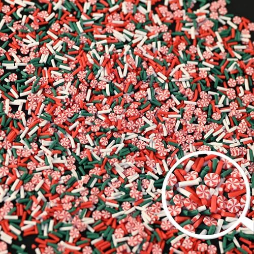 LIKETURE Fake Sprinkles 110g Fake Christmas Sprinkles Non-edible Craft Sprinkles Faux Sprinkles for Crafts Plastic Sprinkle Decoration Slime Sprinkles Slime Add Ins Shaker Card Filler(Gray)