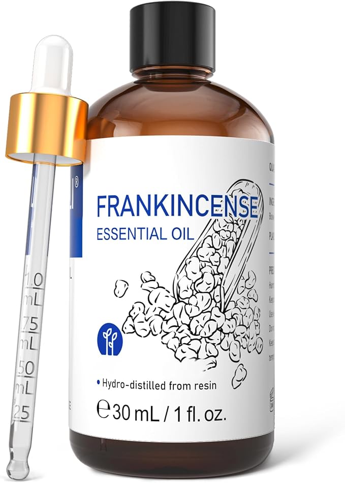 HIQILI Frankincense Essential Oil for Skin, Relax & Diffuser