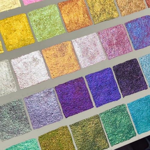 Forestry Shifting Watercolor Painting Set，20 Colors Watercolor Painting Set，Metallic Watercolors，Glitter Watercolor Paint For Children Adults Art Paint (Lohas 20 colors 1 ml（1* Pen）)