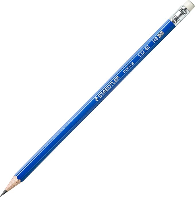 STAEDTLER Norica #2 HB Pencils Class Pack: 144 Pre-Sharpened Pencils + 12 Erasers, Bulk School Supplies Set, Break-Resistant Lead, Latex- & PVC-Free, For Writing, Testing, Drawing & Sketching
